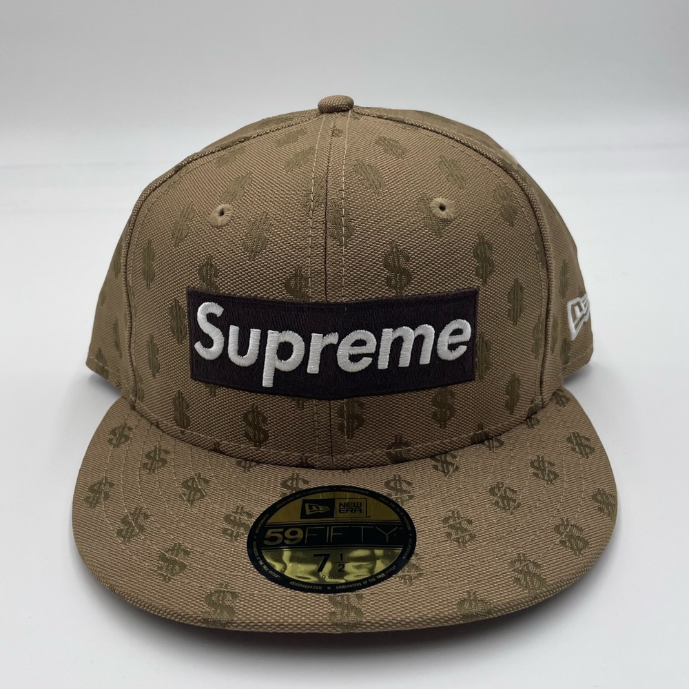 Supreme Monogram Dollar Sign 59fifty size 7 1/2